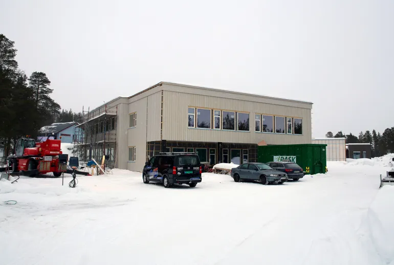 Underveis i byggeprosessen